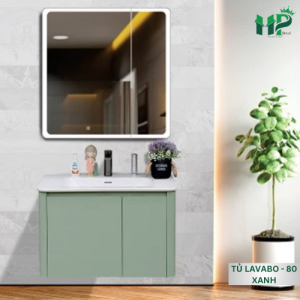 HP - TỦ LAVABO 80-60 XANH