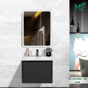 HP - TỦ LAVABO 80-60 XÁM
