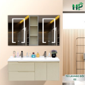 HP - TỦ LAVABO ĐÔI 02