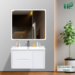 HP - TỦ LAVABO 83 TRẮNG
